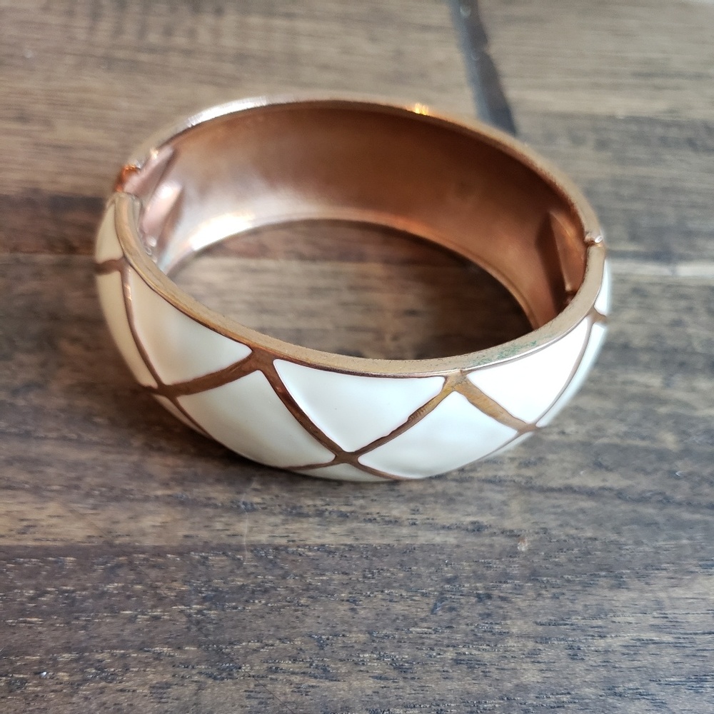 Rose Gold Hinge Bracelet